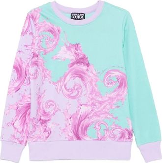 Versace Jeans Couture Hoodies & sweatvesten, Dames, Veelkleurig, L, Nylon, Sweatshirt