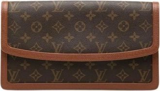 Louis Vuitton Pre-owned Clutches, female, Brown, Size: ONE SIZE Pre-owned Vintage Clutch