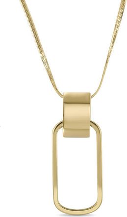 Bony Levy 14K Gold Link Pendant Necklace in 14K Yellow Gold at Nordstrom, Size 24