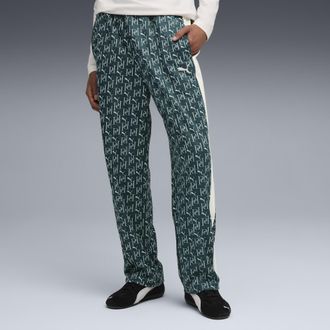 Puma Pantaloni sportivi con stampa integrale T7 dal taglio morbido da uomo, Accessori, Verde, XXL
