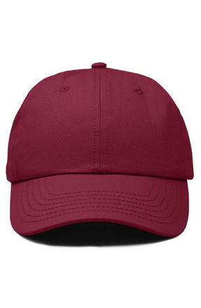 Dalix Classic Cotton Dad Cap in Maroon at Nordstrom