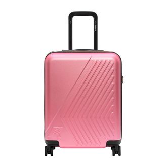 K-Way K-Way, Cabin Bags, female, Pink, Size: 4XS Eudoxie Logo Cabin Trolley