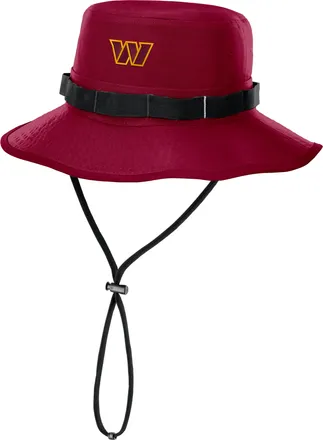 Nike Mens Washington Commanders Primetime Apex Boonie NFL Dri-FIT College Bucket Hat in Red | NF1B67P9E-GP2