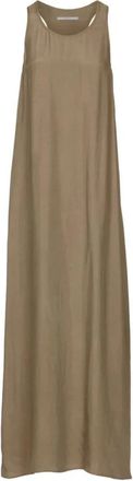 Humanoid Maxi Jurk - Dames - Maxi kleedjes - Bruin - M - Kleedjes