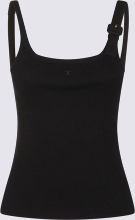 Courrèges Top Blacks And Greys-Donna