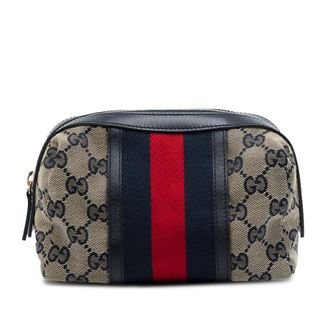 Gucci Pre-owned Gucci GG Canvas Web Pouch Ladies IDUE56FW2VW7VALO
