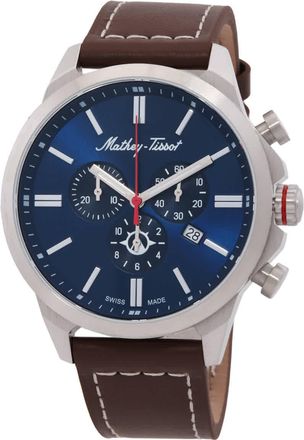 Mathey-Tissot Field Scout Chronograph Quartz Blue Dial Mens Watch MTWG3001101