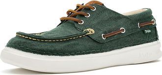 Polo Ralph Lauren RLite Mariner Canvas Boat Shoes Mens Shoes Forest : 10.5 D - Medium