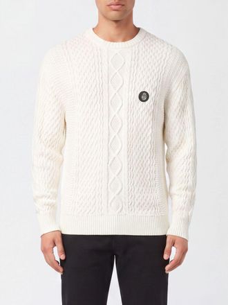 Billionaire Boys Club Maglia girocollo in misto cotone e cashmere con lavorazione a trecce