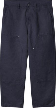 Carhartt Work in Progress Dubbele Knie Walter Broek - Heren - Slim Fit Broeken - Blauw - M - Katoen - Broeken