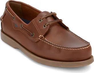 Dockers Mens Castaway Classic Leather Boat Shoe