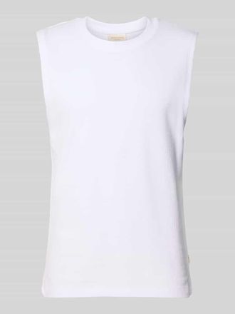 Jack & Jones Tanktop mit Strukturmuster und Rundhalsausschnitt in Weiss, Gr&ouml;&szlig;e XXL