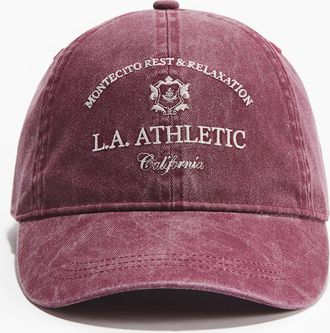 H&M Twillcap mit Motivstickerei - Red