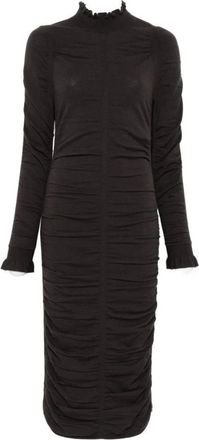 Twinset Kleedjes, Dames, Bruin, XS, 252Tt 3152 Dress