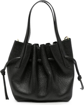 Yuzefi Scallop Mini Tote - female - Yuzefi - Shoulder Bags - Black - ONE SIZE - Bags