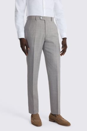 Moss Slim Fit Light Grey Marl Trouser