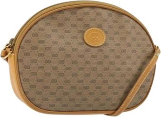 Gucci Pre-owned Crossbody Bag - Dames - Vintage Schoudertas - Beige - ONE Size - Vintage