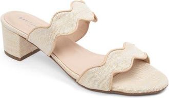 Patricia Green Palm Beach Slide Sandal in Natural Linen at Nordstrom, Size 8