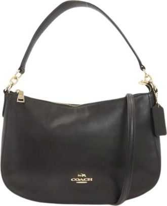 Coach Pre-owned Cross Body Bags, female, Black, Size: ONE SIZE Pre-owned Handbag
