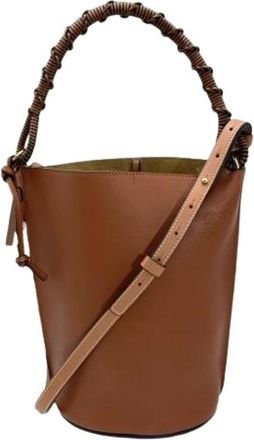 Loewe Pre-owned Bucket Bag - Pre-owned - Mujer - Marr&oacute;n - ONE SIZE