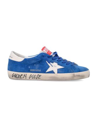 Golden Goose Blue Lace Up Sneakers