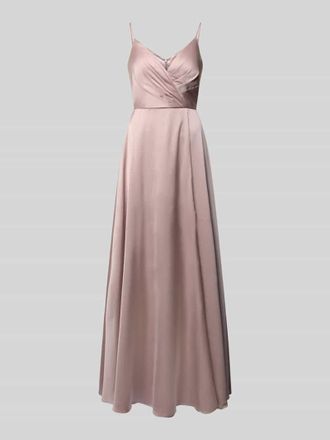 Luxuar Luxuar Regular Fit Abendkleid in Wickel-Optik in Flieder, Gr&ouml;&szlig;e 32