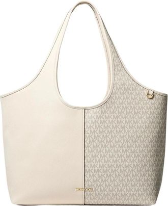 Michael Kors Henly Grote Tote - Dames - Shoppers - Beige - ONE Size - Polyester - Tassen
