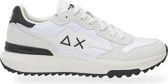 Sun 68 Hoogwaardige sneakers met stijlvol design - Heren - Sneakers - Wit - 44 EU - Leer - Schoenen