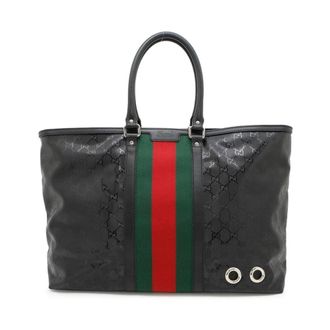 Gucci Pre-owned Tote Bags, female, Black, Size: ONE SIZE Pre-owned Tote Bag