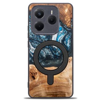 OEM Custodia Bewood Unique Per Xiaomi Redmi Note 14 5g - Pianeti - Terra Con Magsafe