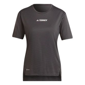 adidas (WMNS) adidas Terrex Multi T-Shirt Asia Sizing Black H53386