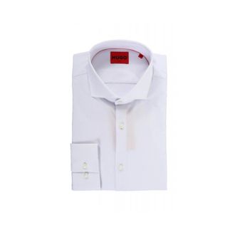 HUGO BOSS Formal Shirt - Heren - Zakelijke Overhemden - Wit - 3XL - Overhemden