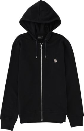 Paul Smith Zebra Zip-Up Embroidered Organic Cotton Hoodie