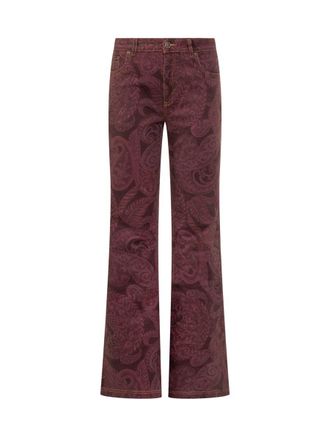 Etro Etro Jeans Paisley Bordeaux