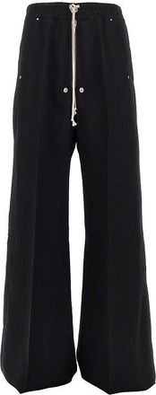 Rick Owens Wool canvas Wide Bela pants Man 46
