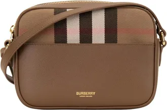 Burberry Tassen, Dames, Bruin, ONE Size, Leer, Schoudertas