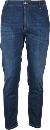 Dondup jeans - Heren - Slim Fit Jeans - Blauw - W33 - Katoen - Jeans