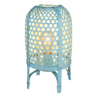 Globo Lighting L&aacute;mpara De Mesa - Cairo - Azul - Metal - &Oslash; 22cm - E27