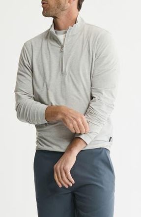 J.A.C.H.S. Performance Microstripe Quarter Zip Pullover in Grey at Nordstrom Rack, Size Xx-Large
