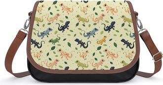 Generic Spring Geckos Crossbody Bags for Women Shoulder Messenger Bag Purse Handbags