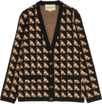 Valentino Garavani wool cardigan - women - Virgin Wool - S - Black
