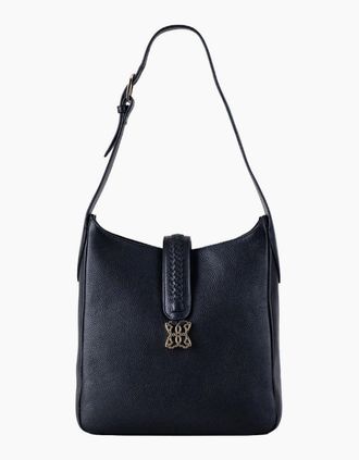 Lakeland Leather Womens Dalston Womens Hobo Bag - Black - Size: ONE size