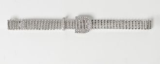 Patrizia Pepe Cintura in cristalli di strass