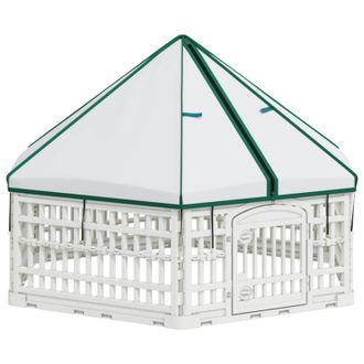vidaXL Parque Infantil Para Perros De 6 Paneles 122 X 106 X 79 Cm Vidaxl
