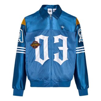 adidas Loose Fit Jacket Asia Sizing Blue KS2892