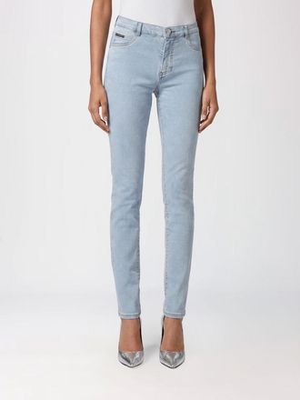 Philipp Plein Jeans skinny in denim stretch a vita alta