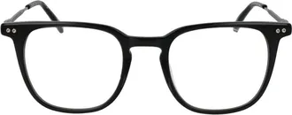 Tommy Hilfiger TO-1057022 Acetate Rectangle Eyeglasses - Black