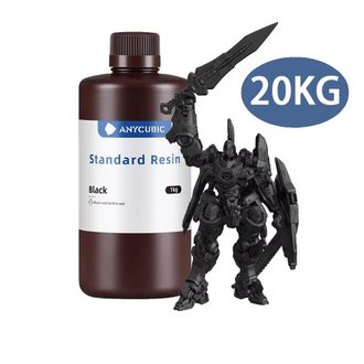 OEM Resina Para Impresi&oacute;n 3d, Alta Precisi&oacute;n, Curado R&aacute;pido, 20 Kg, Color Negro