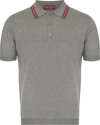 Gucci Truien & Vesten, Heren, Grijs, S, Polo