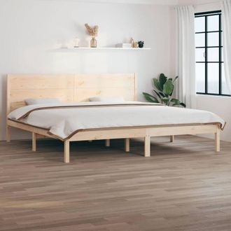 vidaXL Estructura De Cama Sin Colch&oacute;n Madera Maciza De Pino 200x200 Cm Vidaxl